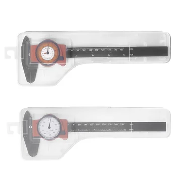 0-150MM Dial Gauge Șubler Instrumente de Măsurare din Plastic Șubler cu Vernier Cu Ceas de Mare Precizie Indicator cu Cadran