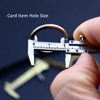 0-40mm Mini Etrier Portabil Cheie Lanț Șubler cu Vernier Aliaj Cheie Inel Etriere Portabil de Măsurare de Măsurare Instrumente Ornamente Conducător