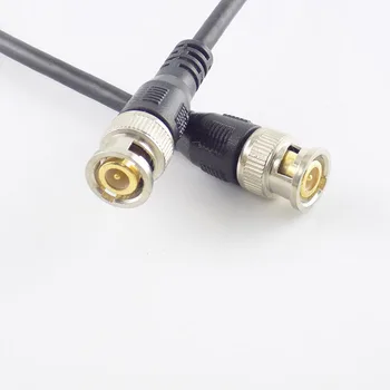 0,5 M/1M/2M/3M BNC Male La Masculin Adaptor BNC conector Cablu Spiralat de sârmă Pentru CCTV aparat de Fotografiat BNC Conexiune prin Cablu Accesorii L19