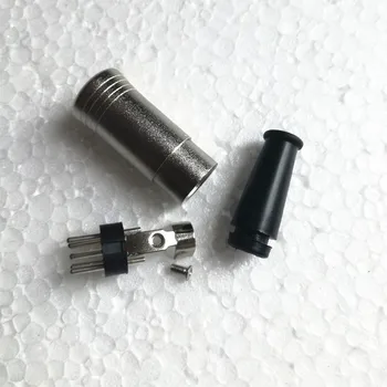 1 bucata 5 pini DIN conector 5PIN/180 de sex masculin plug Metal placat cu Argint