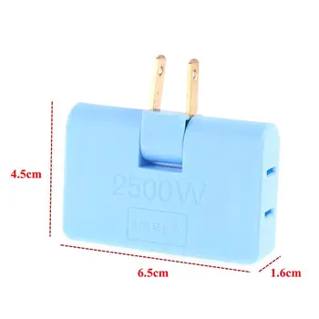 1 Bucată De Soclu Rotativ Converter Unul Din Trei 180 De Grade De Extensie Plug Multi Plug Mini Slim Wireless Adaptor Priza