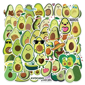 10/50/100BUC Kawaii Desene animate Avocado Autocolante pentru Copii DIY Chitara Papetărie Sticla de Apa Notebook Fată Drăguță Jucărie Autocolant