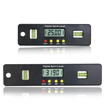 100/150/200mm Nivel Digital Box Electronic Indicator Unghi Raportor de Unghi Finder Conice Manometru Cu Bază Magnetică
