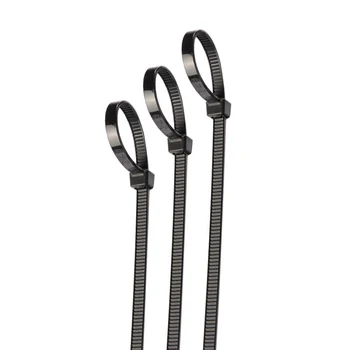 100PC auto-blocare cablul de nailon cu alb și negru cablu cravată sârmă exploatați cablu cu material ignifug banda de plastic 4*200mm