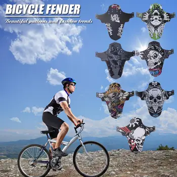 1x Durabil Biciclete Apărătoare de noroi-Față Apărătoare de noroi din Spate Ciclism Rutier MTB Biciclete de Munte Biciclete Fender cu 5 de Fixare Curea de Biciclete Accessori