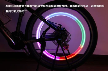 2 buc lumini de biciclete de munte biciclete road biciclete lumini LED-uri de Anvelope Cauciucuri Valve Caps spițe de Roată de Lumină LED 7 culori auto lampă lămpi