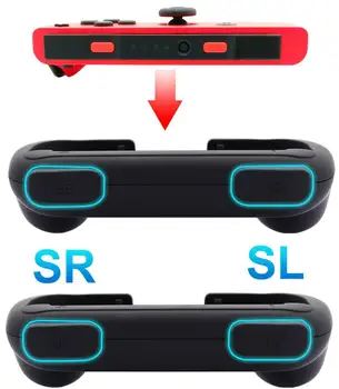 2 Buc/Set Bucurie-con Mânere pentru Nintend Comutator Controler Mânere Confortabile Kituri de Prindere pentru Nintendo Comutator Analogic Capace Accesorii