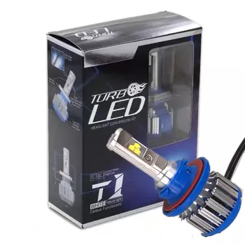 2018 Nou Plug&Play T1 turbo Led-uri Auto Far H1 H3 H4 H7 H8 H9 H11, 9004 9005 9006 880 881 Lumină de Funcționare canbus lampa