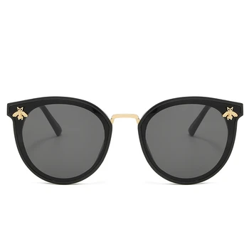 2020 Nou Brand de Moda Doamna de Design Ochi de Pisica ochelari de Soare Femei Bărbați Vintage Mici de Albine Cadru Oglindă Ochelari de Soare Pentru Femei UV400