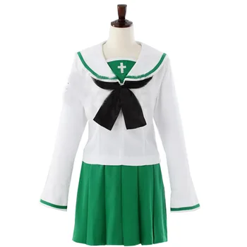 2021 Girls und Panzer Oarai Fete de Liceu Marinar Uniformă Școlară Anime Cosplay Costum