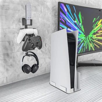 2022 Nou Universal Dual Controller de Joc de la Distanță, Montare pe Perete Suport Suport cu Cască Hanger Suport pentru PS4, PS5 Comutator de Jocuri de noroc
