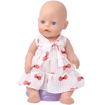 25 de Stil Handmade Rochie Sport Haine Papusa Port Pentru 43cm Născut Baby Doll 17 Inch Renăscut Copii Haine de Păpuși