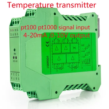 3 fire 4 fire RTD Pt100 Senzor de Temperatură 0-10v, 4-20ma pt100 de Temperatură Transmițător