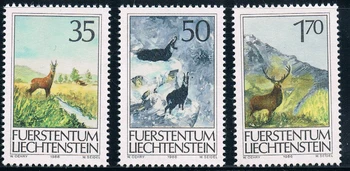 3Pcs/Set Noi Liechtenstein Post de Timbru 1986 Animale de Vânătoare Gravură Timbre Poștale MNH
