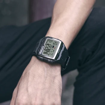 50 M Rezistent la Apă Bărbați Digital Ceas Sport 53 mm cadran SYNOKE Brand Multi-Funcțional cu LED-uri Electronice Watchs