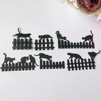 7 buc/set pisica de Metal de Tăiere Moare Scrapbooking Mucegai Stencil Mor Reduceri Carte Face DIY Meșteșug Relief Noi Moare Pentru noi 2020