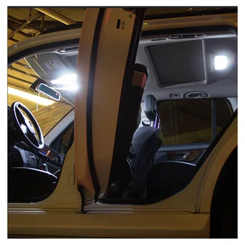 8pcs Alb Masina Becuri cu LED-uri de Interior Hartă Dom Kit de Lumina Pentru 2013 Subaru XV Crosstrek Portbagaj Cargo Lampa plăcuței de Înmatriculare