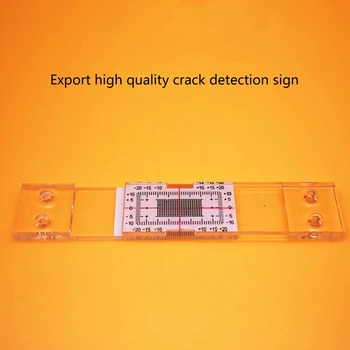Actualizat Crack Metru cu Clar Scară Crack Monitorizare Record - Plus indicator Crack Monitor pentru Standard & Colț Portabil