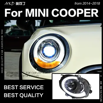 AKD Styling Auto pentru MINI COOPER Faruri-2018 F54 F55 F56 Faruri LED DRL-a Ascuns Capul Lampa Bi-Xenon Fascicul Accesorii