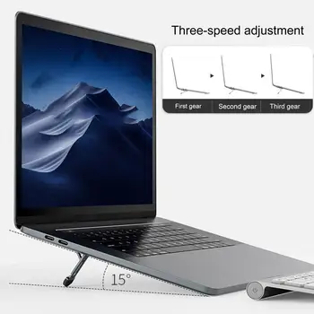 Aliaj de aluminiu Practice Mini Birou pentru Laptop Deține Suport Laptop Pliabil Suport Aderenta Puternica pentru Acasă