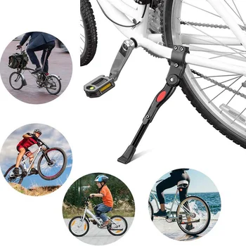 Bicicleta Picior de Sprijin Parcare Rack Aliaj de Aluminiu Laterale pentru Biciclete din Spate Mountain Bike Partea Scara Biciclete Kickstand Accesorii