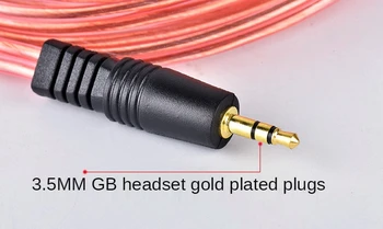 Cablu Audio 1:2 3.5 mm La Dublu Lotus Cap 3.5 Dublu Sunet 1:2 cu Cap Plat Audio și Video a Cablu Audio