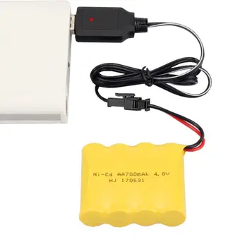 Cablu de încărcare a Bateriei Încărcător USB Ni-Cd Ni-MH Baterii Pack SM-2P Adaptor 4.8 V, 250mA Ieșire Jucării Masina