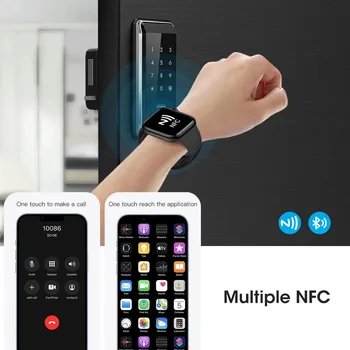 Ceas inteligent Seria 7 de apelare Bluetooth NFC ECG IP68 rezistent la apa Smartwatch Oameni Pentru BQ 6430L OPUS A73 OPUS F5 ZTE Blade 10 Motorol