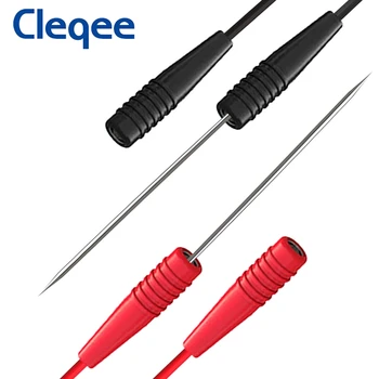 Cleqee P1046 0,7 mm Ascuțite Ace Punctie Piercing Fire cu 2mm Interior-primavara Soclu pentru Electronice Elactrical Testare