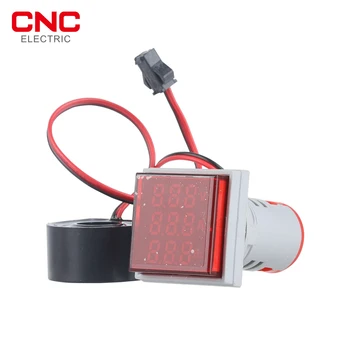 CNC 1BUC Metru Digital cu LED-uri Voltmetru, Ampermetru Hertz Metru Lumini de Semnalizare Tensiune Frecvență Curent Metru Combo Indicator Tester