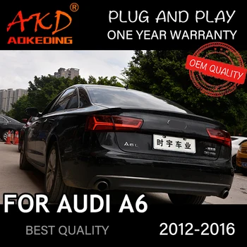 Coada de Lumină Pentru Audi A6 2012-2016 автомобильные товары Lampă Spate Hella LED Accesorii Auto A6L Stopuri