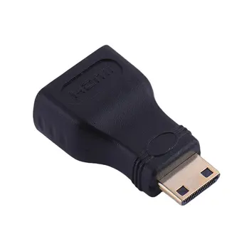 Compatibil HDMI pentru Micro compatibil HDMI + HDMI-compatibil cu Mini Placat cu Aur Convertor HD Conector de Extensie Adaptor