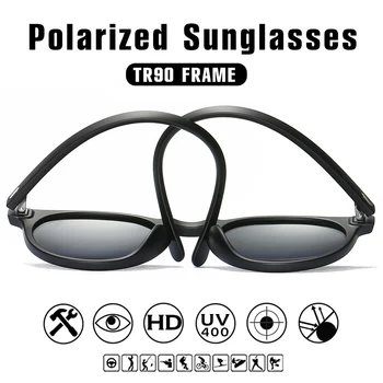 CoolPandas Brand Mici, Rotunde Ultralight ochelari de Soare Polarizati pentru Femei Clasic de Epocă Ochelari de Soare Barbati TR90 Anti-Orbire oculos De Sol