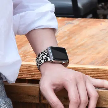 Curea Pentru Apple Watch band 44mm 40mm 42mm 38mm smartwatch correa Tipărite silicon bratara de Imprimare bratara iwatch 4 3 6 5 se