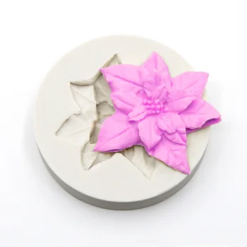 De dimensiuni mici Frunze Flori Tort Fondant Mucegai Silicon Decor de Nunta DIY de Ciocolata si Tort de Copt și de decorare Instrumente