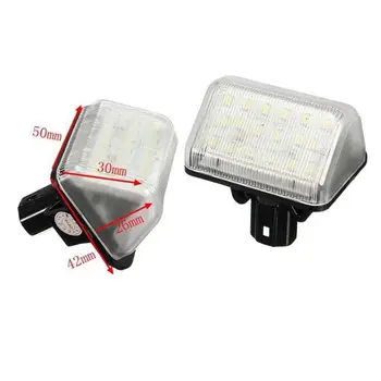 De Vânzare fierbinte LED-uri Auto de inmatriculare Lampa de Lumina Pentru Mazda CX-5 CX-7 Speed6 12V 2buc Alb Lămpii Numărului de Înmatriculare Bec