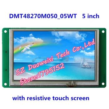 DMT48270M050_05WT 5 inch, Mini seriale ecran rezistiv ecran tactil LCD module DGUS