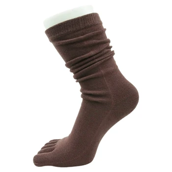 Femei De Primavara Toamna Cinci Degete Lungi Șosete Simple De Culoare Solidă Moale Casual Respirabil Deget Separat Yoga Bumbac Ciorapi
