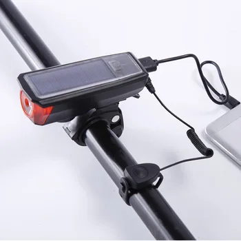 Fierbinte De Vânzare Biciclete Felinar Solar De Energie Reîncărcabilă Vorbitor De Ciclism Biciclete Lumina De Echitatie Supradimensionate Vocal De Accesorii Pentru Biciclete