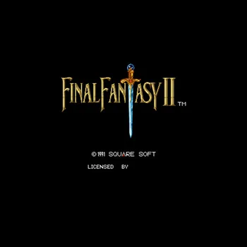 Final Fantasy II 16 biți Mare Gri Carte de Joc Pentru statele UNITE ale americii NTSC Joc de Jucător