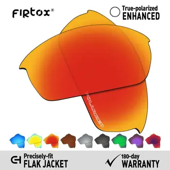 Firtox Anti-Apa de mare, cu Lentile Polarizate de Înlocuire pentru Oakley Flak Jacket Ochelari (Lentile Numai) - mai Multe Culori