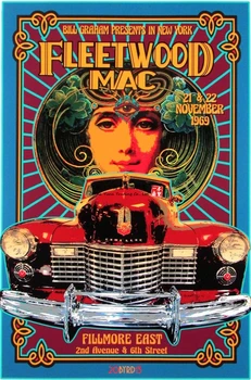 Fleetwood Mac-uri Vintage Concert de Muzică Band Concert Rock Poster autocolant decal adesivi moto