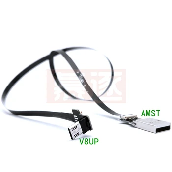 FPC Cablu de Date USB-Un Mascul de la Mini-Micro USB B 5Pin Barbat de 90 de Grade SUS / Jos / Stânga / Dreapta Adaptor Unghi Taxa de Sincronizare 0,25 M 0,5 M