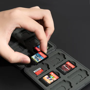 GeekShare Nintend Comutatorul de Game Card Caz Negru Shell Pentru NS Cărți de Joc Caseta de Depozitare Transporta Cutie Pentru Nintendo Accesorii Întrerupător de