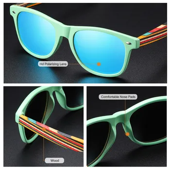 GM 2021 Cadru Clasic de Conducere ochelari de Soare Femei/Barbati de Brand de Designer din Lemn Natural ochelari de Soare Retro Modis Oculos Pentru s5085