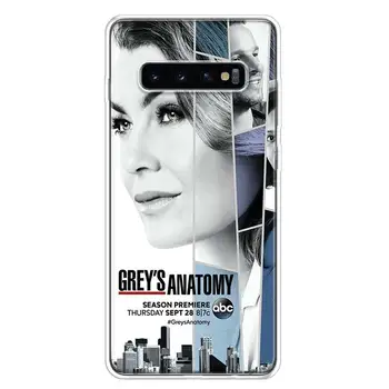 Greys Anatomy Caz de Telefon Pentru Samsung Galaxy S10 S20 S21 FE S22 Ultra S10E S9 S8 S7 Edge Plus S6 + Coque Capacul din Spate