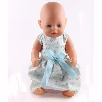 Haine papusa Rochie Potrivita 18 Inch American Doll&43 Cm Renăscut Baby Doll Fata de Darul lui,Generația Noastră Jucărie pentru Fete,Cadou de Crăciun