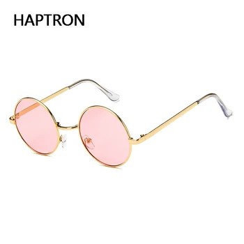 HAPTRON moda clar ochelari de soare Metal ochelari de Soare Barbati Rotund ochelari de soare Steampunk Ochelari de sex Feminin de Epocă Mens ochelari de Soare de culoare