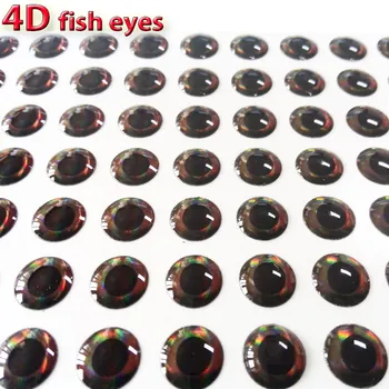 HOT NOU ARRRVAL pescuit 4d atrage ochii dimensiunea de 3mm-12mm bun ochi de pește cantitate:300pcs/lot