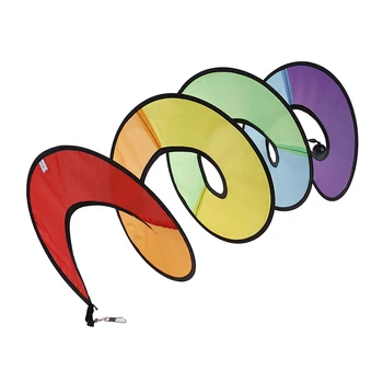 Hot Rainbow Spirală Moară De Vânt Cort Colorat Wind Spinner Gradina Decoratiuni Acasă